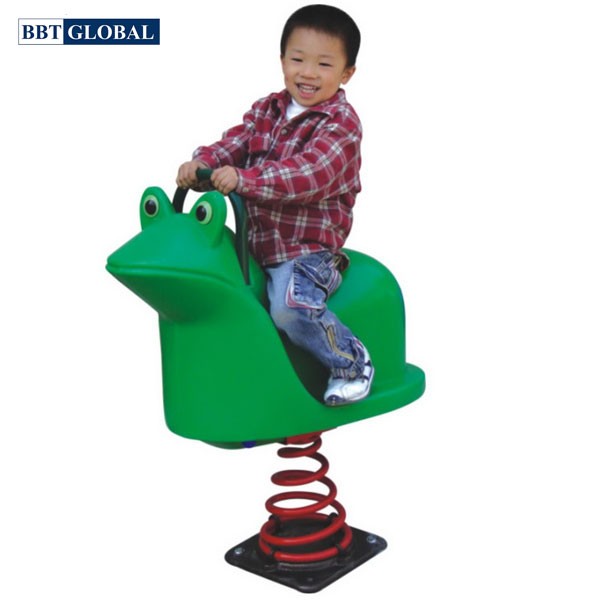 Bập bênh nhún lò xo đơn hình ếch ZK139-10
