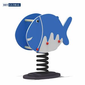 Bập bênh nhún lò xo cao cấp đơn con cá ZK139-43