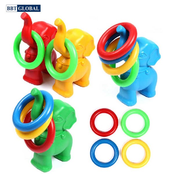 Đồ chơi vận động ném vòng 4 chú voi ZK6054