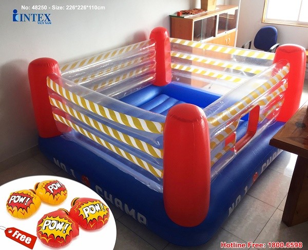 nhà banh nhún cho bé INTEX 48250