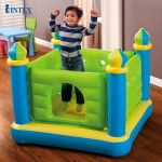 Nhà nhún lâu đài xanh cho bé INTEX 48257