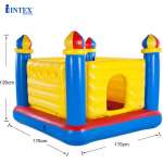 Nhà phao nhún, Nhà hơi mini, nhà banh nhún lâu đài cho bé INTEX 48259