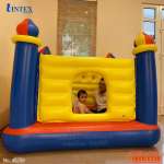 Nhà phao nhún, Nhà hơi mini, nhà banh nhún lâu đài cho bé INTEX 48259