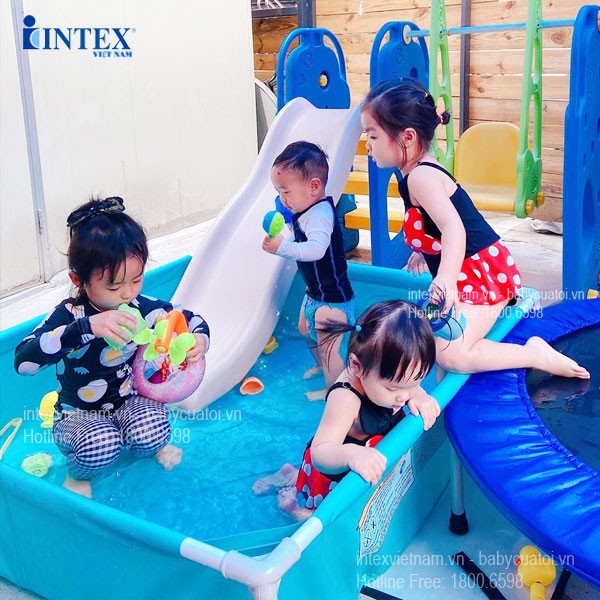Bể bơi khung kim loại 1,2m cho bé INTEX 57173