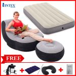 Combo ghế hơi INTEX 68564 và đệm đơn 99cm (đủ màu)
