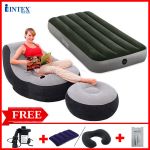 Combo ghế hơi INTEX 68564 và đệm đơn 76cm (đủ màu)