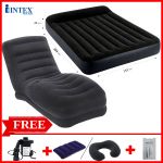 Combo ghế hơi INTEX 68595 và đệm đôi 1m52