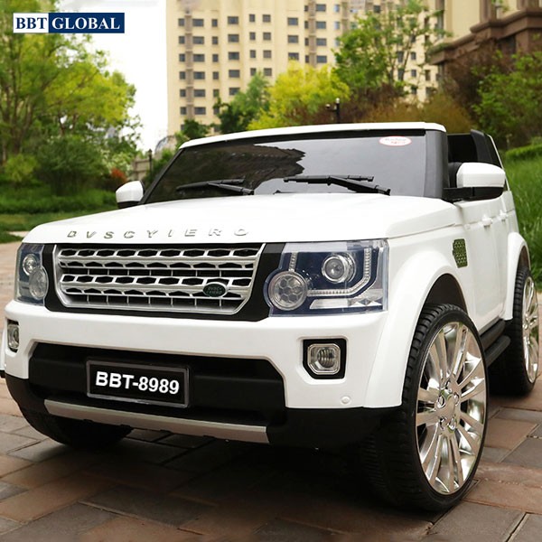 Xe ô tô điện trẻ em Land Rover BBT-8989 | Màu trắng