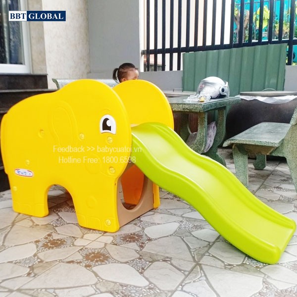 Cầu trượt Hàn Quốc hình chú voi Coco HN717