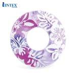Phao bơi tròn hoa trong suốt 91cm INTEX 59251
