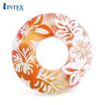 Phao bơi tròn hoa trong suốt 91cm INTEX 59251
