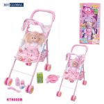 Đồ chơi búp bê xe đẩy cao cấp KT6000B