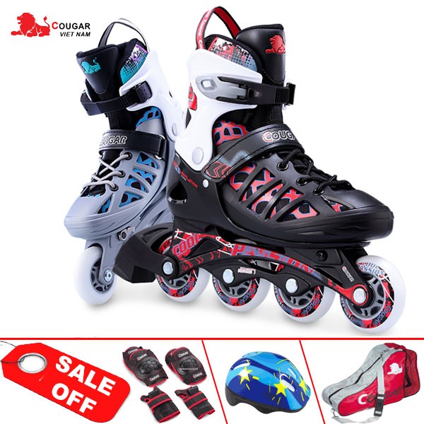 Giầy trượt patin Cougar size chân to MZS308N