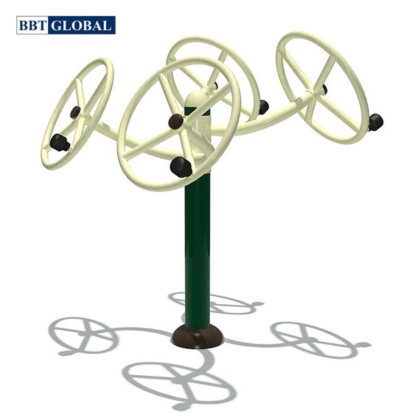 Thiết bị tập tay vai đôi công cộng KXJS-06