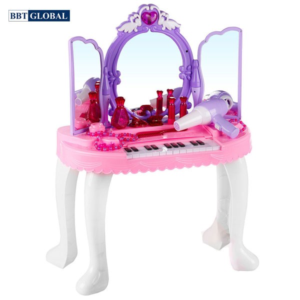 Đồ chơi bàn trang điểm cho bé kèm đàn organ BBT Global YL80015A