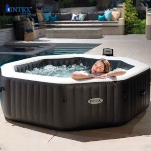 Bể bơi sục massage có máy lọc tạo clo từ muối 2m01 INTEX 28458