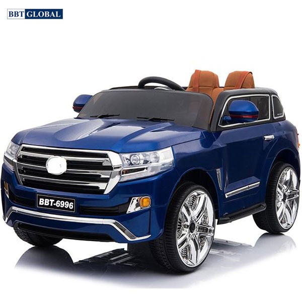 Xe ô tô điện trẻ em Land Cruiser | Màu xanh phun sơn