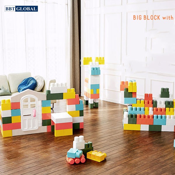 Bộ xếp hình gạch khổng lồ Hàn Quốc cho bé HN993