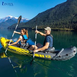 Thuyền kayak bơm hơi EXPLORER 2 người INTEX 68307