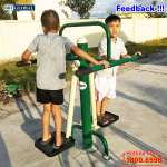 Máy tập lắc eo đôi ngoài trời KXJS-010