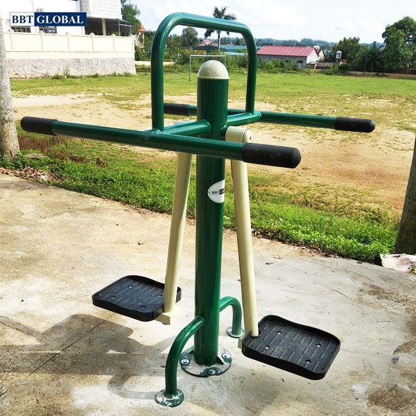 Máy tập lắc eo đôi ngoài trời KXJS-010