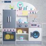 Bộ đồ chơi nấu ăn gỗ cao cấp Cỡ Đại nhiều chức năng MSN19033