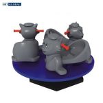 Mâm quay mèo xám nhập khẩu ZK1248