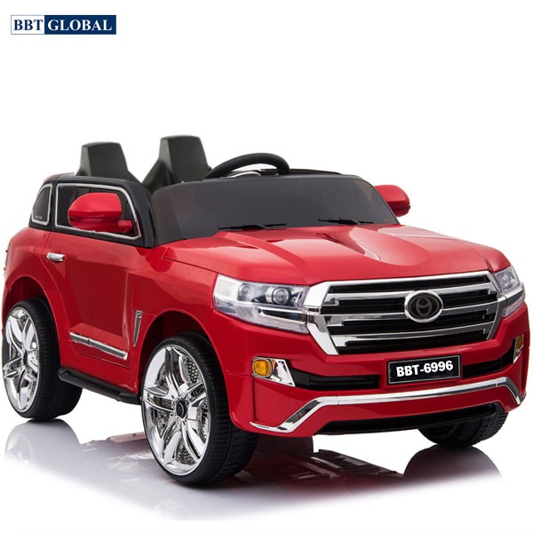 Xe ô tô điện trẻ em Land Cruiser | Màu đỏ nhựa thường