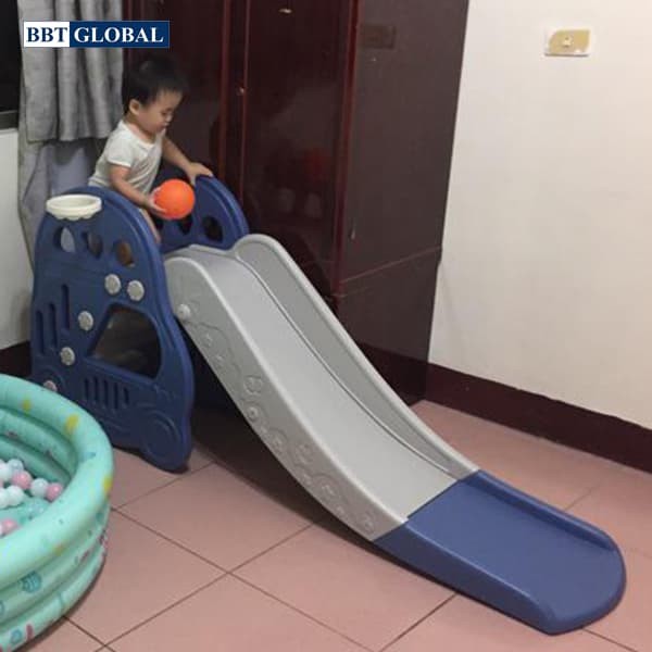 Cầu trượt cho bé ô tô máng dài 180cm WL03