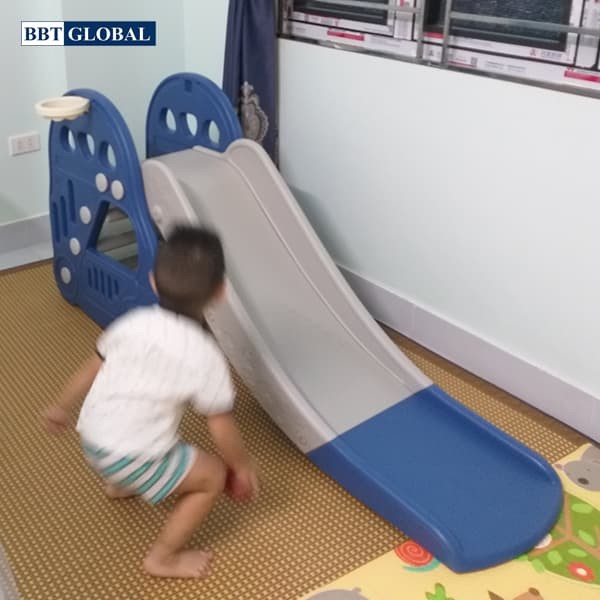 Cầu trượt cho bé ô tô máng dài 180cm WL03