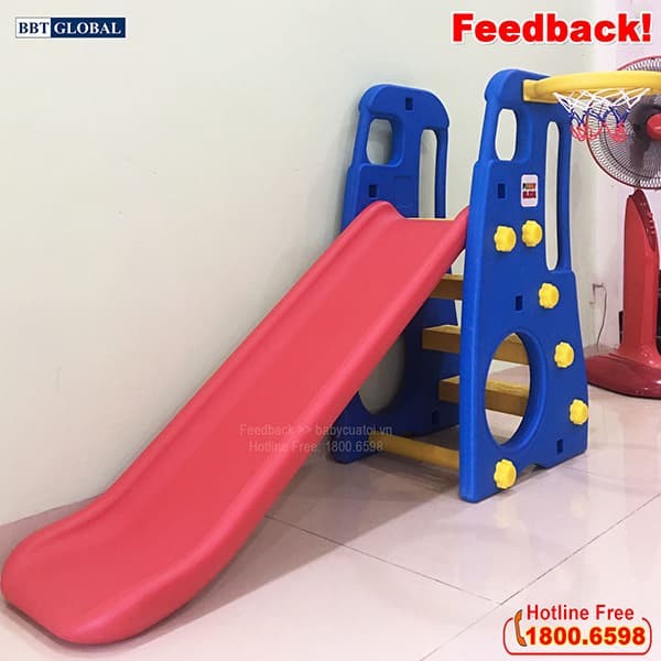 Cầu trượt Hàn Quốc có ném bóng rổ TB200