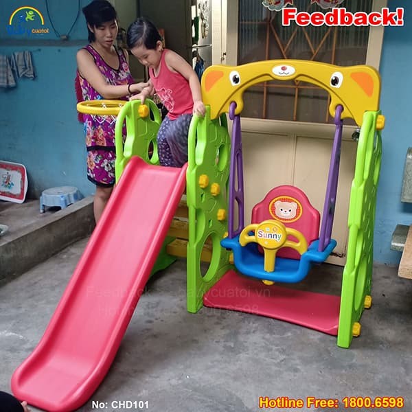 Cầu trượt xích đu Hàn Quốc CHD101