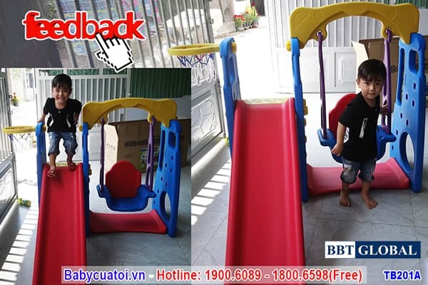 Cầu trượt xích đu Hàn Quốc TB201A