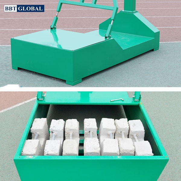 Cột trụ ném bóng rổ di động nhập khẩu KXJS-1101