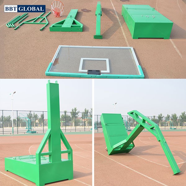 Cột trụ ném bóng rổ di động nhập khẩu KXJS-1101