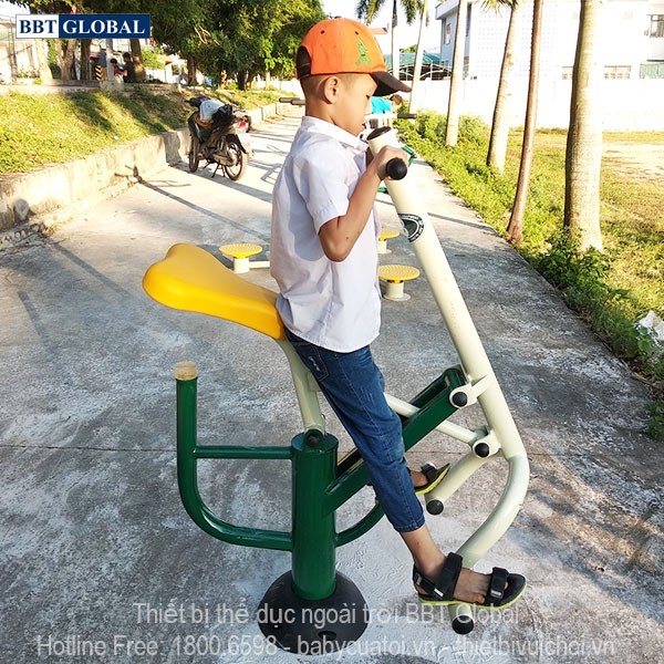 Dự án lắp đặt dụng cụ thể thao ngoài trời tại Quảng Yên, Quảng Ninh | Thiết bị tập kéo đẩy tay chân