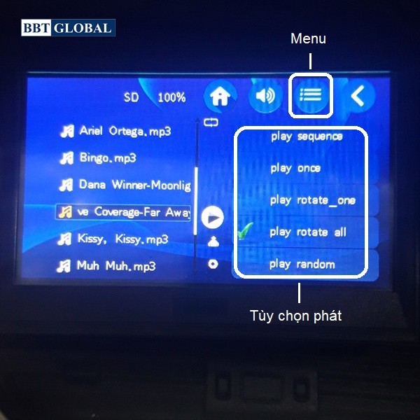 Màn hình cảm ứng xe ô tô điện trẻ em | Nghe nhạc MP3