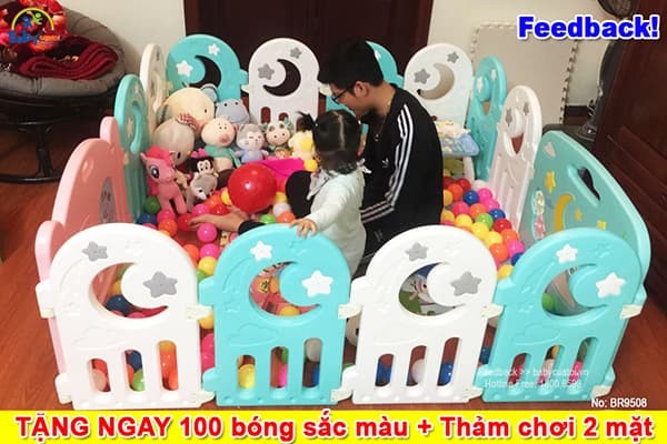 Quây cũi nhựa cho bé BR9508