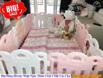 Quây cũi 8 cạnh Hàn Quốc nhập khẩu có đồ chơi HNP737-8 cạnh
