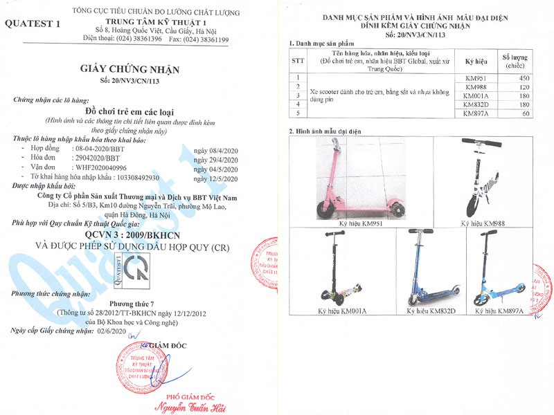 Xe trượt Scooter có phanh BBT Global cỡ lớn KM988