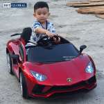 Xe Ô tô điện trẻ em dáng Lamborghini có micro karaoke BBT-6868