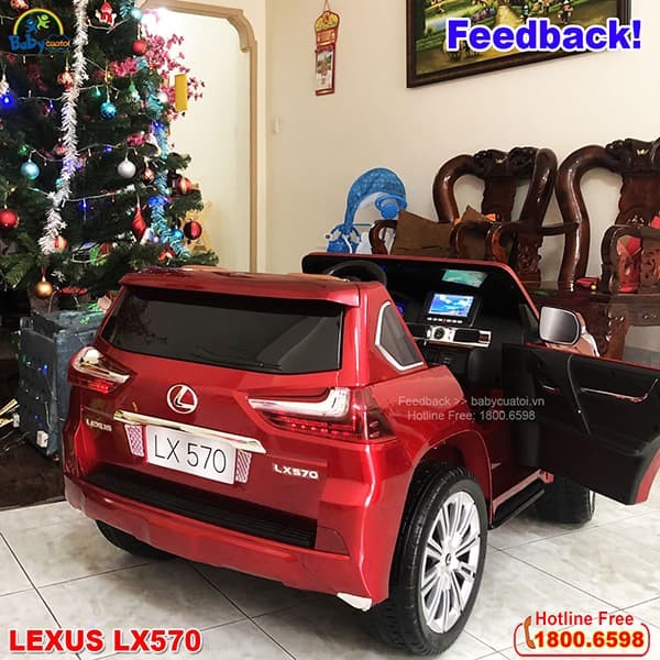 Xe Ô tô điện trẻ em Bản quyền Cao cấp Lexus LX570