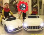 Xe oto điện trẻ em Maserati màu trắng BBT-5599T
