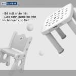 Bộ bàn 2 ghế học chữ BBT GLOBAL cho bé màu xanh BB102-X