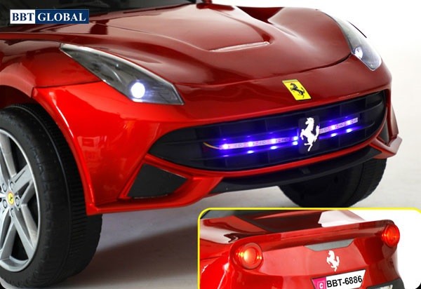 Ô tô điện trẻ em BBT Global dáng Ferrari 6886