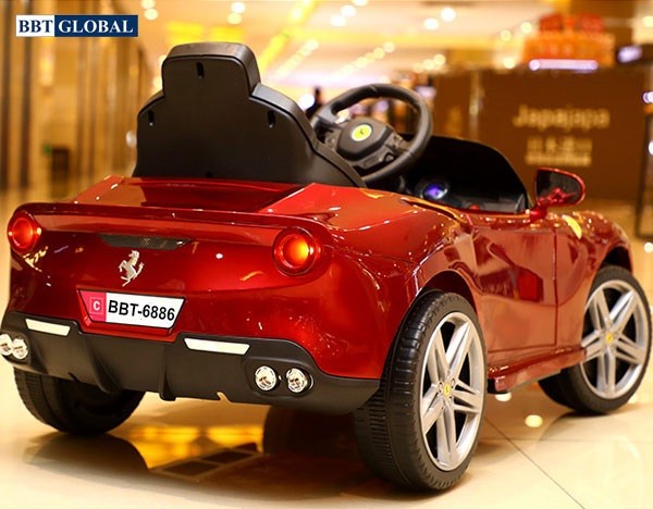 Xe ô tô điện trẻ em Ferrari BBT-6886 | Đuôi xe