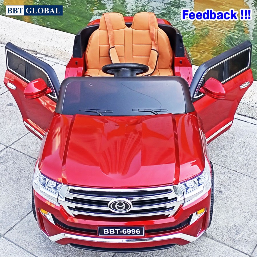 Ô tô điện trẻ em dáng Toyota Land Cruiser sơn cao cấp BBT-6996