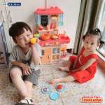 Đồ chơi nấu ăn cao cấp 63cm 42 chi tiết có khói 889-167