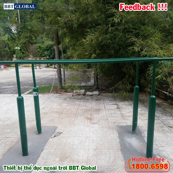 Dự án lắp đặt thiết bị thể dục ngoài trời tại Giồng Trôm, Bến Tre | Xà kép ngoài trời