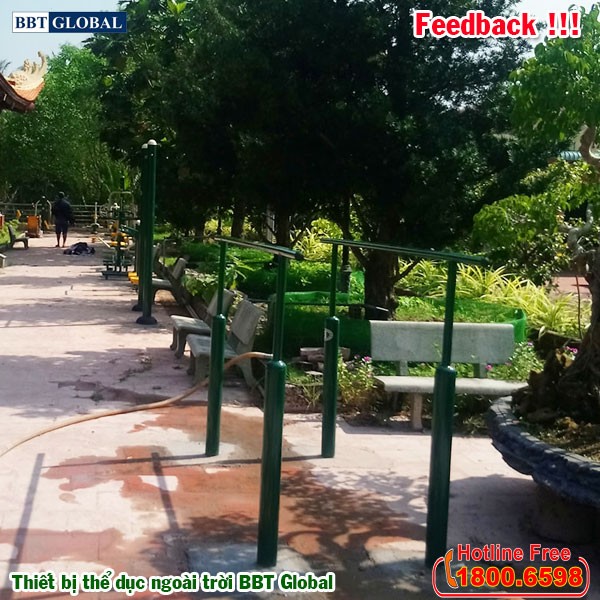 Dự án lắp đặt thiết bị thể dục ngoài trời tại Giồng Trôm, Bến Tre | Xà kép ngoài trời